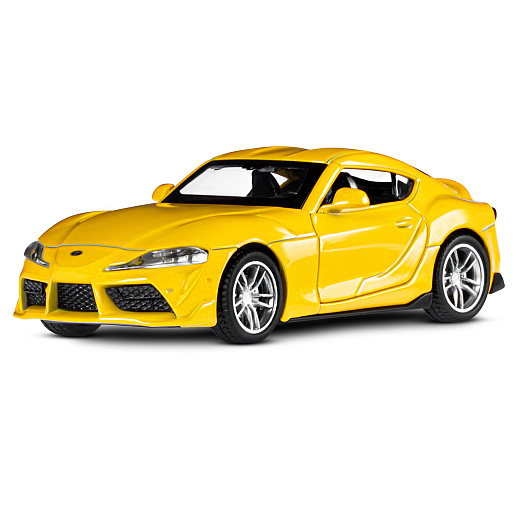 ТМ "Автопанорама" Машинка металлическая 1:38 Toyota GR Supra, желтый, откр. двери, инерция, в/к 17,5*12,5*6,5 см в Джамбо Тойз #2