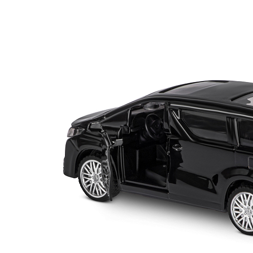 ТМ "Автопанорама" Машинка металлическая 1:43 Toyota Alphard, черный, откр. двери, инерция, в/к 17,5*12,5*6,5 см в Джамбо Тойз #13