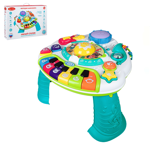Игровой Столик 2в1 ТМ Smart Baby, русский язык, свет, звук, Bluetooth в кор 54,5х11,5х40 см в Джамбо Тойз