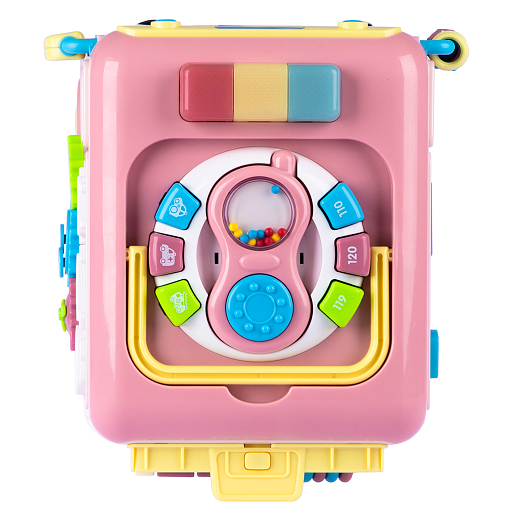 ТМ "Smart Baby" Развивающая игрушка "Автобус" цвет розовый, Шаинский, 57 звуков, стихов, мелодий, песен. Сказки и загадки. Свет, звук, регулирующаяся громкость, в/к 31х22,5х23,5 см в Джамбо Тойз #15