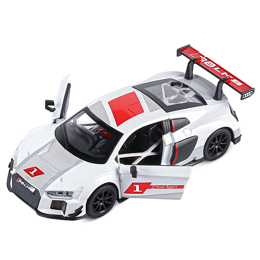 ТМ "Автопанорама" Машинка металлическая 1:32 AUDI R8, белый перламутр, свет, звук, откр. двери, инерция, в/к 17,5*13,5*9 см в Джамбо Тойз #12