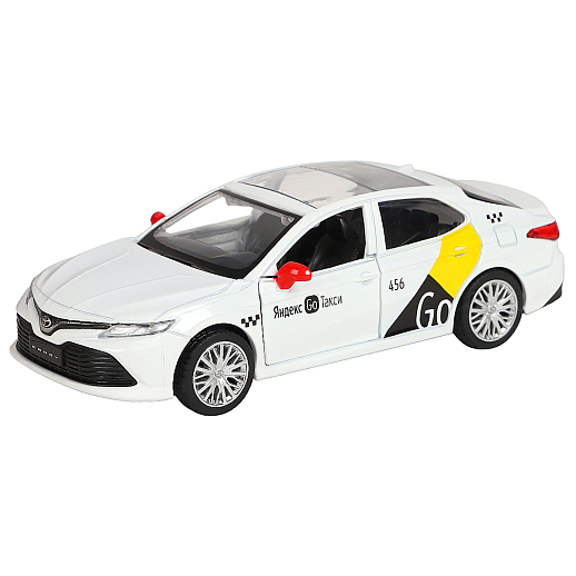 Яндекс Go Машинка металлическая 1:43 Toyota Camry, белый, инерция, откр. двери, 17,5*12,5*6,5 см в Джамбо Тойз #4