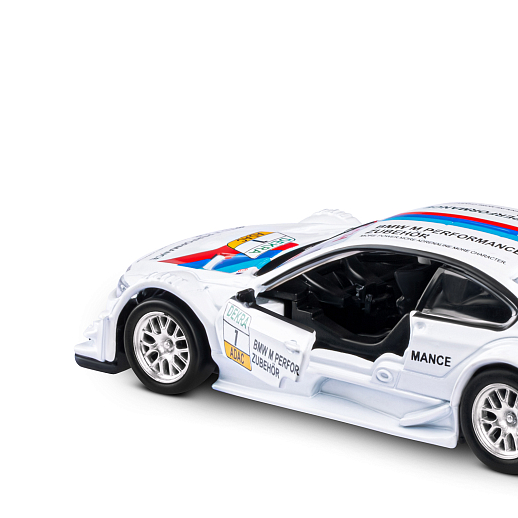 ТМ "Автопанорама" Машинка металлическая 1:42 BMW M3 DTM, белый, откр. двери, инерция, в/к 17,5*12,5*6,5 см в Джамбо Тойз #11