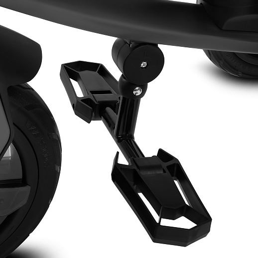 Детский трехколесный велосипед с ручкой CITY-RIDE LUNAR. Поворотное сиденье 360, складная крыша D600, подножки, надувные колеса 12/10, фара в Джамбо Тойз #16