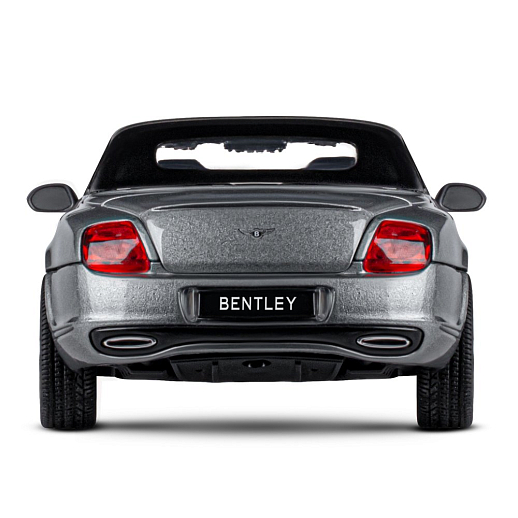 ТМ "Автопанорама" Машинка металлическая 1:24 Bentley Continental Supersports ISR, серый металлик, откр. двери, капот и багажник, свет, звук, свободный ход колес, в/к 24,5*12,5*10,5 см в Джамбо Тойз #13