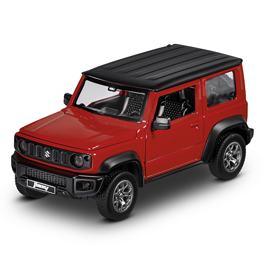 ТМ "Автопанорама" Машинка металлическая 1:32 Suzuki Jimny 2018, красный, тюнинг, откр. двери, свободный ход колес, в/к 23,5*10*4 см в Джамбо Тойз #6