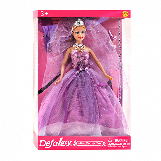 Кукла Невеста "Defa", c аксессуарами, цвета в ассортименте в/к 22*32*5,5 см в Джамбо Тойз