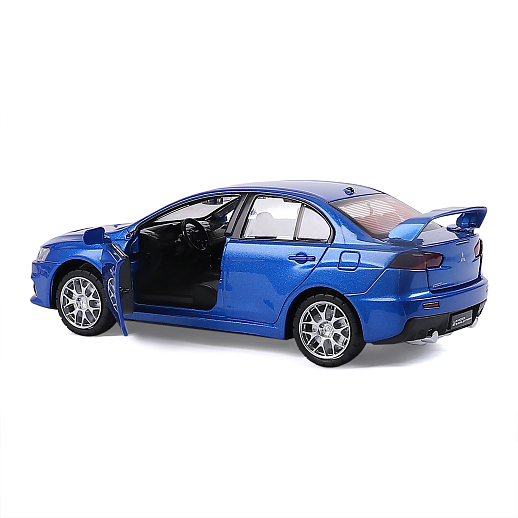 ТМ "Автопанорама" Машинка металлическая 1:32 Mitsubishi Lancer Evolution, синий, откр. двери, капот и багажник, свет, звук, инерция, в/к 17,5*12,5*6,5 см в Джамбо Тойз #13