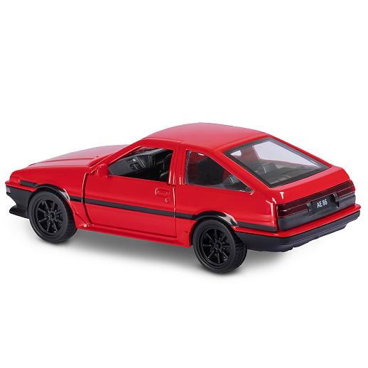 ТМ "Автопанорама" Машинка металл. 1:37 Toyota AE86, красный, инерция, откр. двери, в/к 17,5*12,5*6,5 см в Джамбо Тойз #12