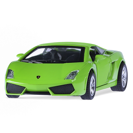 ТМ "Автопанорама"  Машинка металл.  1:43 Lamborghini Gallardo LP560-4, зеленый, инерция, откр. двери, в/к 17,5*12,5*6,5 см в Джамбо Тойз #2