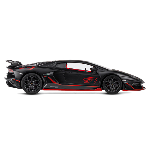 ТМ "Автопанорама" Машинка металлическая, 1:24,  Lamborghini SVJ, черный, открываются двери и багажник, свободный ход колес, световые и звуковые эффекты, в/к 24,5х12,5х10,5 см в Джамбо Тойз #8
