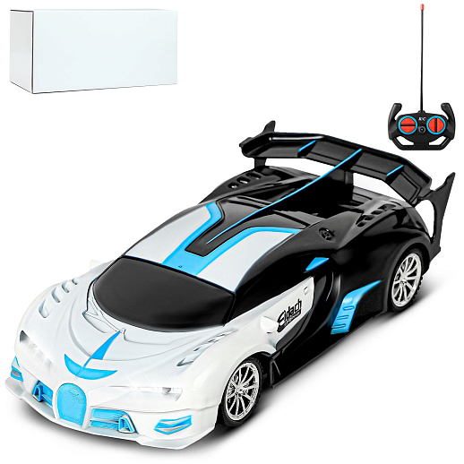 AUTODRIVE Р/У Машинка, 1:18, 4 канала, свет, черно-белый, в/к 10,5*8*21,5 см в Джамбо Тойз