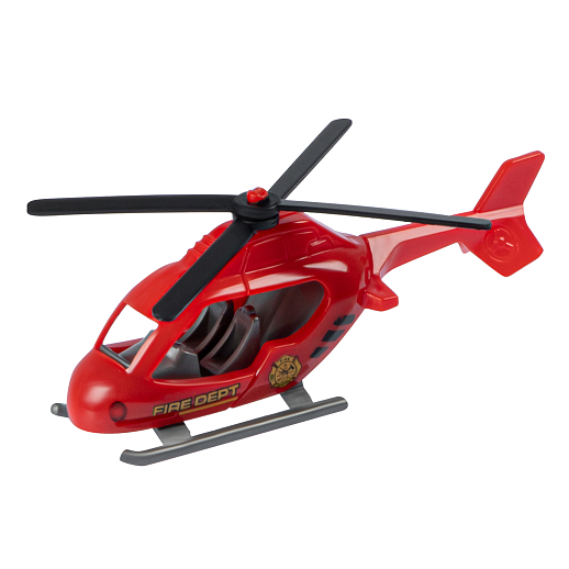 Парковка "Пожарная" с лифтом, свет, звук, ручной механизм лифта, в компл. машинки, вертолет, на бат., в/к 45*6,5*31см в Джамбо Тойз #14