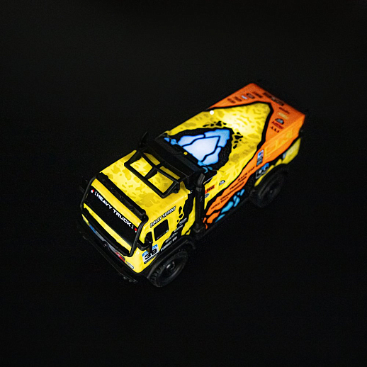 Р/у Грузовик, 4 канала, 3D подсветка корпуса, цвет желтый/оранжевый, в/к 30*15*14см в Джамбо Тойз #9