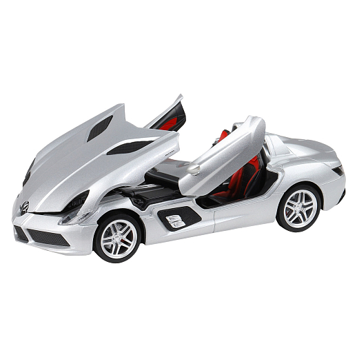 ТМ "Автопанорама" Машинка металл., 1:24 Mercedes-Benz SLR McLaren Stirling Moss, свободный ход колес, откр. двери и капот, свет, звук, в/к 24,5*12,5*10,5 см в Джамбо Тойз #3