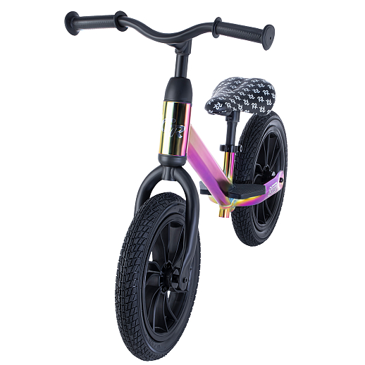 Беговел "CITYRIDE REVO" air 12". Рама сталь, вынос, диск пластик. Сиденье с эксцентриком. Цвет бензин розовый в Джамбо Тойз #4