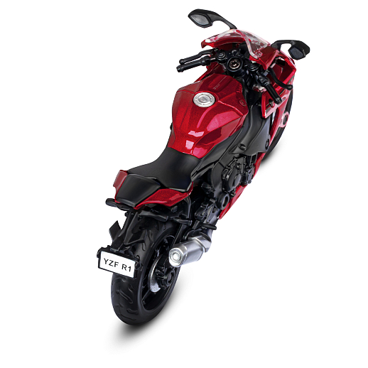 ТМ "Автопанорама" Мотоцикл металлический 1:18 YAMAHA YZF-R1, красный, свободный ход колес, в/к 9,2 х 4,5 х 14 см в Джамбо Тойз #9