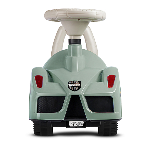 ТМ "Компания Друзей" Каталка Толокар мелодии Шаинского бежево-зеленый в/к 60х36х27 см в Джамбо Тойз #6