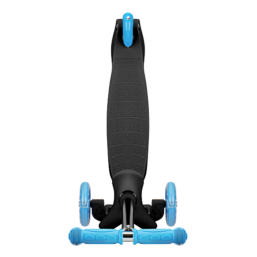 Самокат трехколесный CityRide xd4, пакет, Дека: PP+нейлон, колеса PVC 110/76 свет, руль металл телеск., цвет черный/голубой в Джамбо Тойз #6