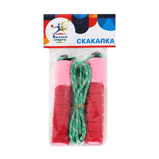 Скакалка, 2.8м, ручки ЭВА со встроенным счетчиком,  веревка лавсан в Джамбо Тойз