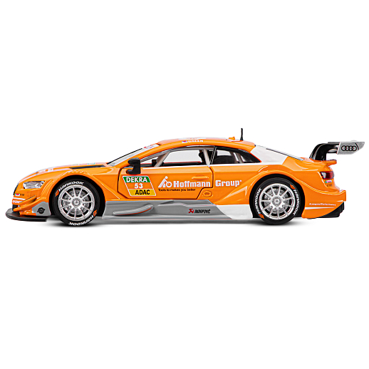 ТМ "Автопанорама" Машинка металлическая 1:32 Audi RS 5 DTM, оранжевый, свет, звук, откр. двери, инерция, в/к 17,5*13,5*9 см в Джамбо Тойз #7