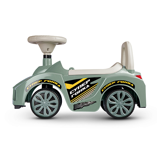 ТМ "Компания Друзей" Каталка Толокар мелодии Шаинского бежево-зеленый в/к 60х36х27 см в Джамбо Тойз #5