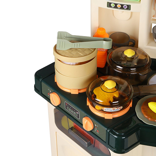 Игровой набор "Кухня", кран с водой, плита с паром, свет, звук, цвет зеленый, в/к 54х13х57 см в Джамбо Тойз #7