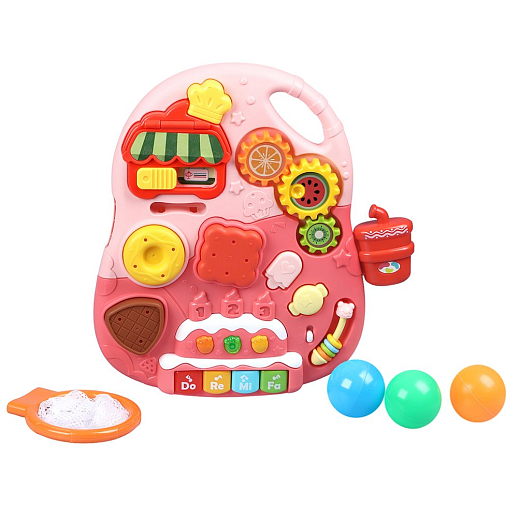 Ходунки, игровой центр, свет, звук, цвет розовый, в/к 38х11х34,5 см в Джамбо Тойз #14