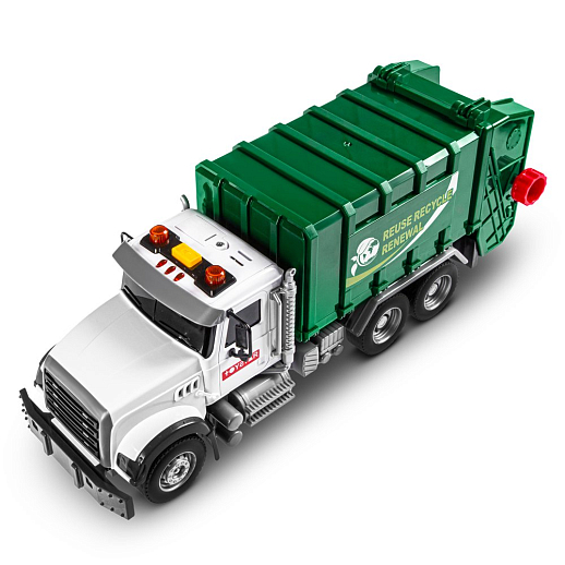 AUTODRIVE_Фрикционный Мусоровоз, подвижные элементы, 3 контейнера в компл., звук,свет,на бат.,в гофрокор. 31*11*14,5см в Джамбо Тойз #13