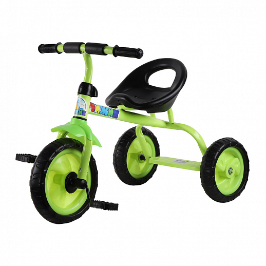 3х колесный велос. "Чижик", колеса пластик 10/8, сиденье жестк., цвет зеленый в Джамбо Тойз
