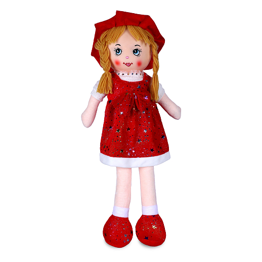 ТМ "Amore Bello" Кукла мягкая на бат., фразы на русском языке, стихотворение, песенка, 60 см, красный, в/п в Джамбо Тойз