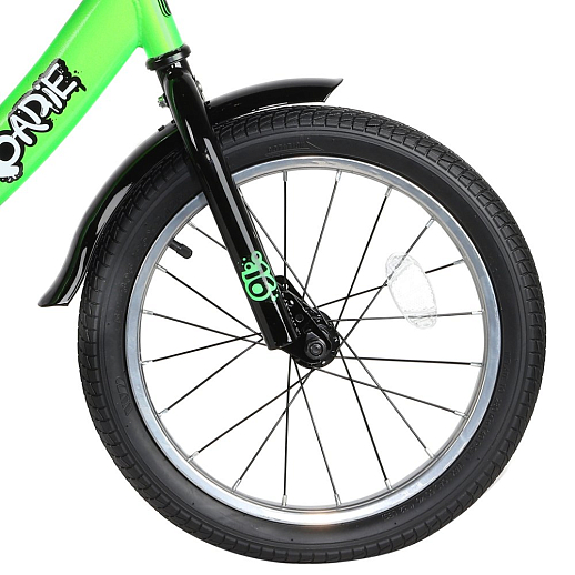 Детский велосипед City-Ride  Roadie , рама сталь , диск 16 сталь , крылья сталь, страх.колеса,  цвет Зеленый в Джамбо Тойз #4
