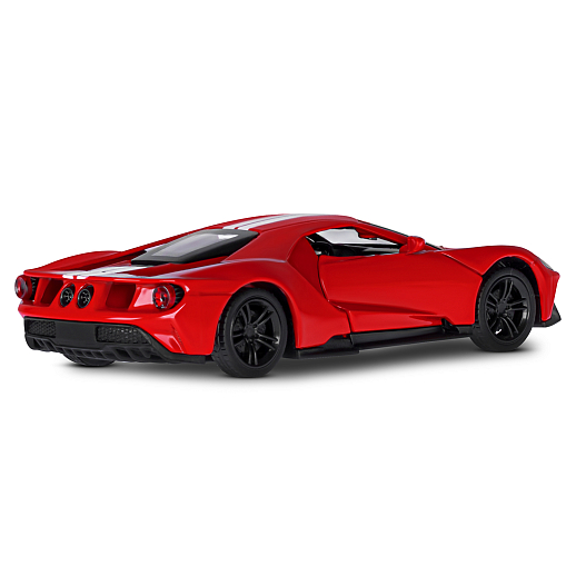 ТМ "Автопанорама" Машинка металлическая 1:40 Ford GT, красный, откр. двери, инерция, в/к 17,5*12,5*6,5 см в Джамбо Тойз #9