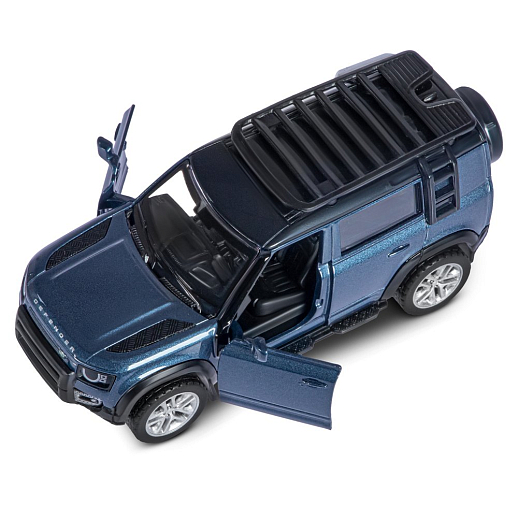 ТМ "Автопанорама" Машинка металл. 1:43 2020 Land Rover Defender 110, синий, инерция, откр. двери, в/к 17,5*12,5*6,5 см  в Джамбо Тойз #13