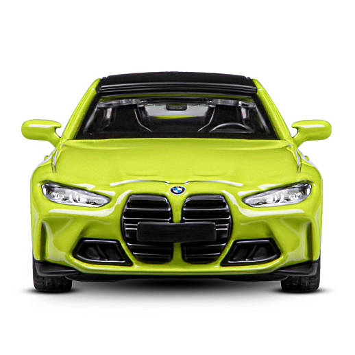 ТМ "Автопанорама" Машинка металлическая 1:42 BMW M4 (G82), желтый, инерция, откр. двери, в/к 17,5*12,5*6,5 см в Джамбо Тойз #10