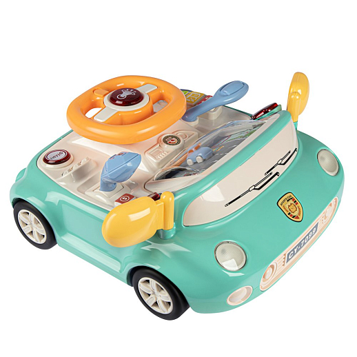 ТМ "Smart Baby" Руль, свет, Шаинский, русская озвучка, цвет зеленый, в б/к в Джамбо Тойз #4