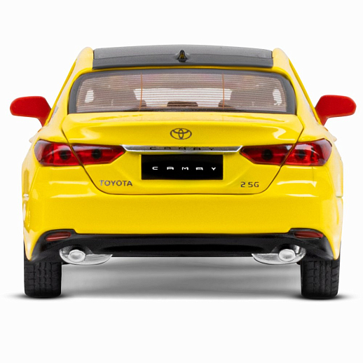 Яндекс Go машинка металлическая, 1:34 Toyota Camry, цвет желтый, инерция, свет, откр. двери, в/к 17,5*13,5*9 см в Джамбо Тойз #11