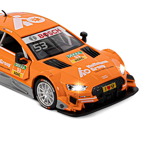 ТМ "Автопанорама" Машинка металлическая 1:32 Audi RS 5 DTM, оранжевый, свет, звук, откр. двери, инерция, в/к 17,5*13,5*9 см в Джамбо Тойз #19