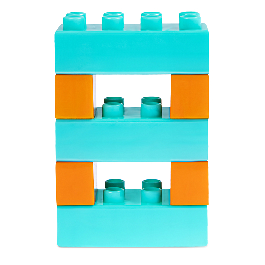 ТМ "Компания Друзей" Набор конструктора, средние детали, 317 деталей, в контейнере 13х12,5х13 см в Джамбо Тойз #38