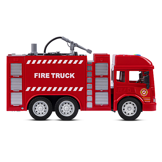 Фрикционная машина "Пожарная" на бат.,со светом и звуком, стреляет водой, красный, в/к 35,5х12,5х19,5 см в Джамбо Тойз #14