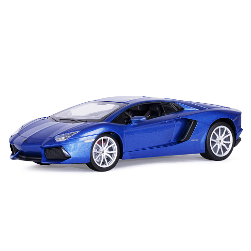 ТМ "Автопанорама" Машинка металлическая, 1:24 Lamborghini Aventador Coupe, синий, откр. двери и капот, свет, звук, свободный ход колес, в/к 24,5*12,5*10,5 см в Джамбо Тойз #5