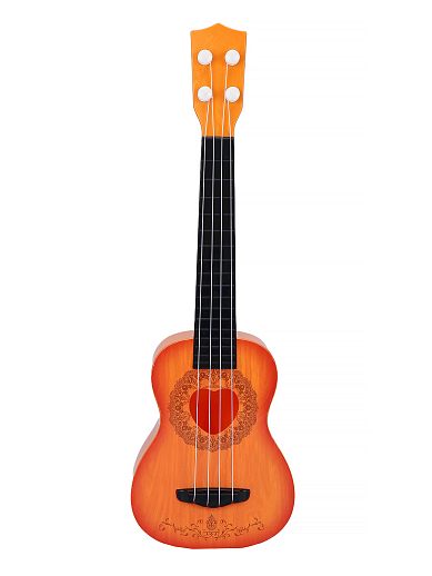 Детская четырехструнная гитара, пластик, цвет оранжевый, в/к 14,2х5,7х45,2 см в Джамбо Тойз #3