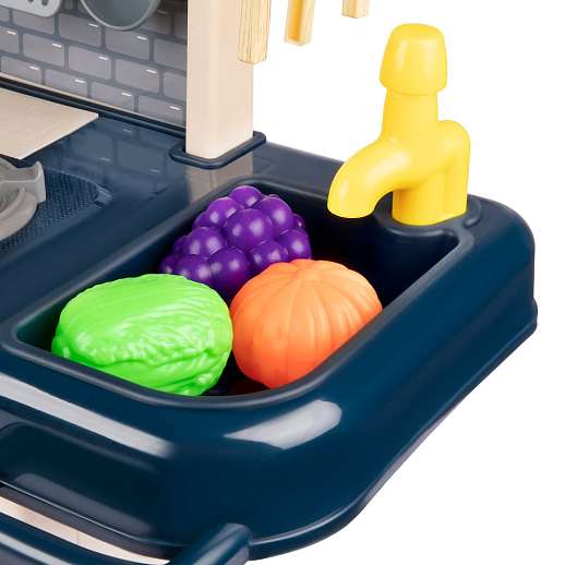 Игровой набор "Кухня", кран-помпа, имитация кипящей воды, пар, еда меняет цвет, в/к 47,5х15х35,5 см в Джамбо Тойз #10
