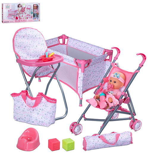 Игровой набор "Пупс с аксессуарами", в/к 63,5*10,5*32 см в Джамбо Тойз