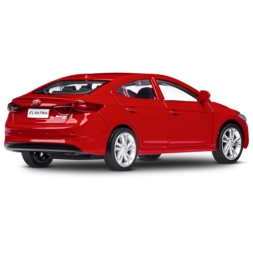 ТМ "Автопанорама" Машинка металлическая 1:40 HYUNDAI ELANTRA, красный, откр. двери, инерция, 17,5*12,5*6,5 см в Джамбо Тойз #7