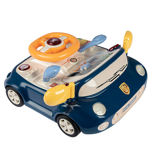 ТМ "Smart Baby" Руль, свет, русская озвучка, цвет синий, в/к 29,7х13х27,5 см в Джамбо Тойз #4