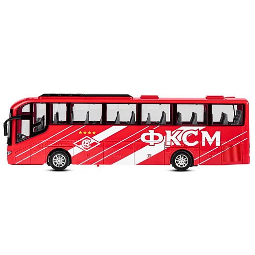Р/У автобус Спартак, с аккум., цвет красный, в/к 40*12,5*13см в Джамбо Тойз #2