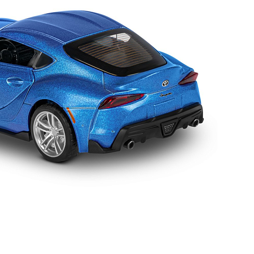ТМ "Автопанорама" Машинка металлическая 1:31 Toyota Supra, матовый синий, откр. двери, свет, звук, инерция в/к 17,5*13,5*9 см в Джамбо Тойз #19