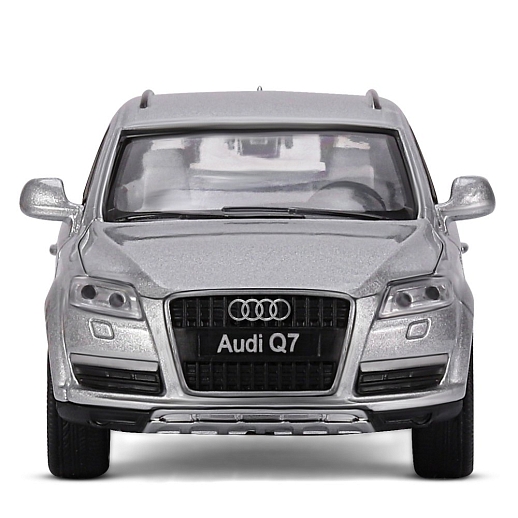 ТМ "Автопанорама" Машинка металлическая 1:32 Audi Q7, серебряный, свет, звук, откр. двери капот и багажник, инерция, в/к 17,5*13,5*9 см в Джамбо Тойз #11