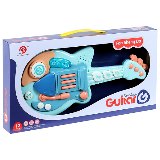 Музыкальная игрушка "Гитара", свет.звук.эфф., в/к 46х6х25 см в Джамбо Тойз #2